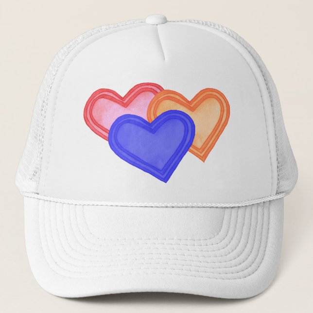 Heart Trio Hat Keps (Framsida)