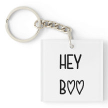 Heart Typography Hey Boo