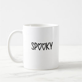 Heart Typography spooky Kaffemugg