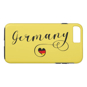 Heart Tyskland Cell Phone Case, German