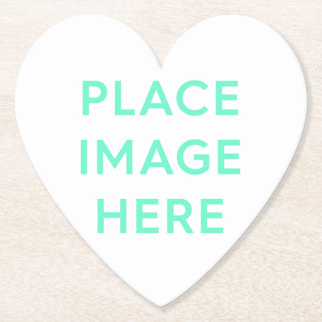 Heart Underlägg Papper (Framsida)