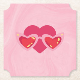 Heart Underlägg Papper