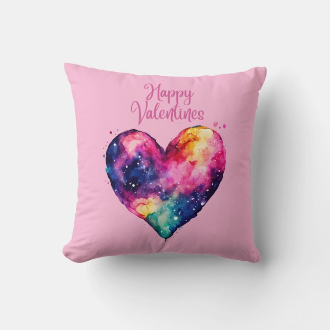 Heart Valentines day Kudde (Framsida)