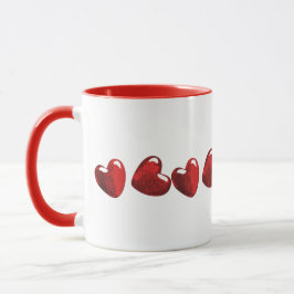 Heart Valentines Mugg