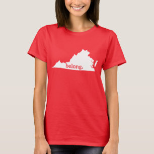 Heart Virginia, Belong State Karta T Shirt