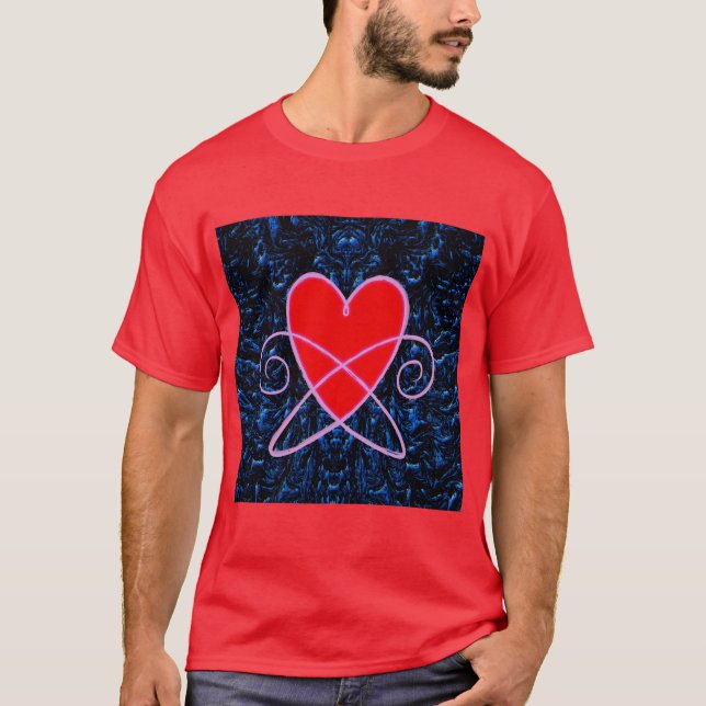 Heart Vortex T Shirt (Framsida)