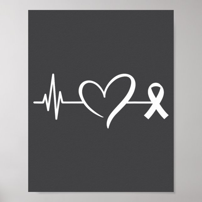 Heart Warrior Heartbeat American Heart Disease Awa Poster (Framsidan)