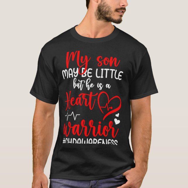 Heart Warrior Mother Chd Awareness Chd Mom Of A Ch T Shirt (Framsida)