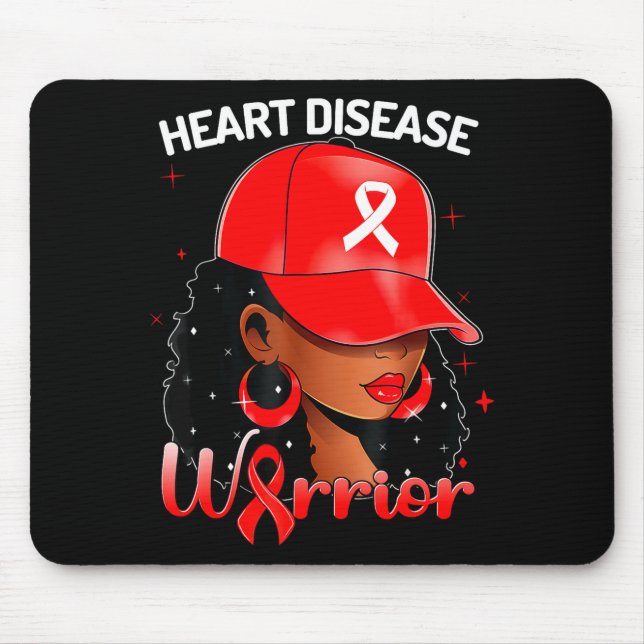 Heart Warrior Red Black Woman Heart Disease Awaren Musmatta (Framsidan)
