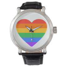 Heart Watch, HGBTQIA Rainbow Heart