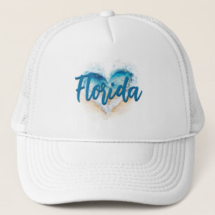 Heart Wave Florida Beach Keps