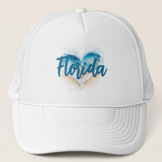 Heart Wave Florida Beach Keps