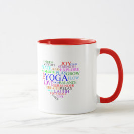 Heart Yoga Mugg - unika Yoga-gåvor