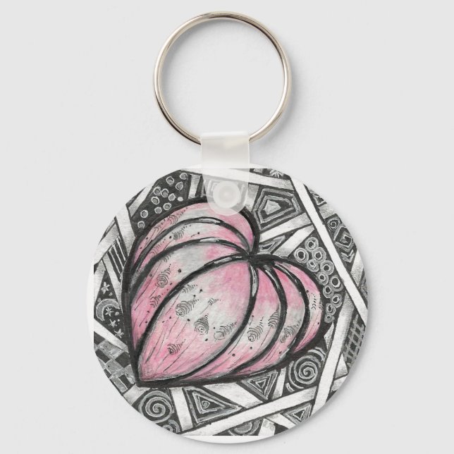 Heart Zen Keychain Nyckelring (Framsida)