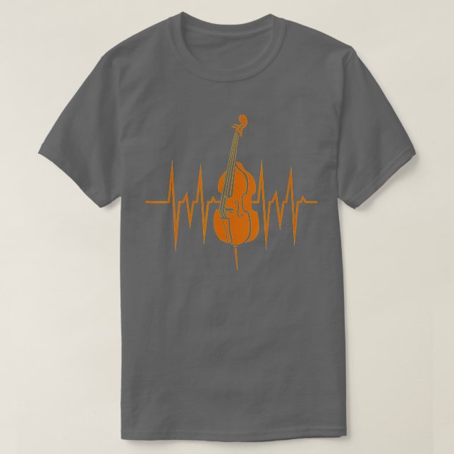 Heartbeat Cello  T Shirt (Design framsida)