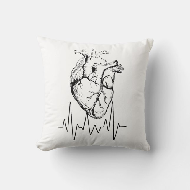 Heartbeat Kudde (Framsida)