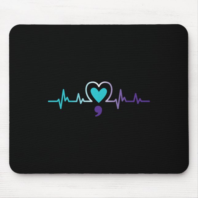 Heartbeat Semikolon Suicideprevention Mental Medve Musmatta (Framsidan)