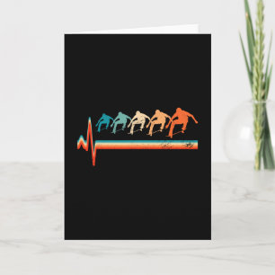 Heartbeat Skateboard Skateboarding Skate Heartbeat Kort