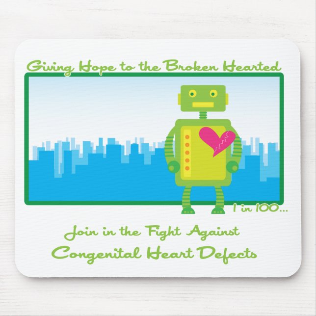HeartBot MousePad Musmatta (Framsidan)