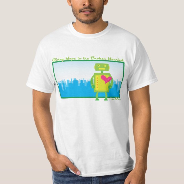 HeartBot värderar T-tröja T-shirt (Framsida)