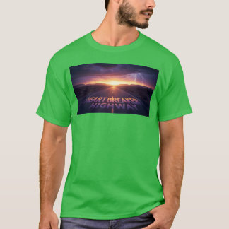 Heartbreaker Highway Neon Road Edition av Back t f Shirt