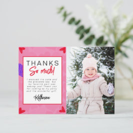 Heartbreaker Kids Foto Födelsedagsfest Tack Kort