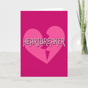 HEARTBREAKER med brutet hjärta Helgkort