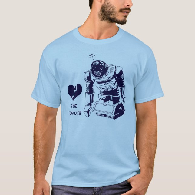 Heartbroke Android Tee Shirt (Framsida)