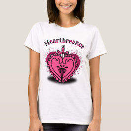 Heartbrytare Rosa Hjärtat Anpassningsbar T Shirt