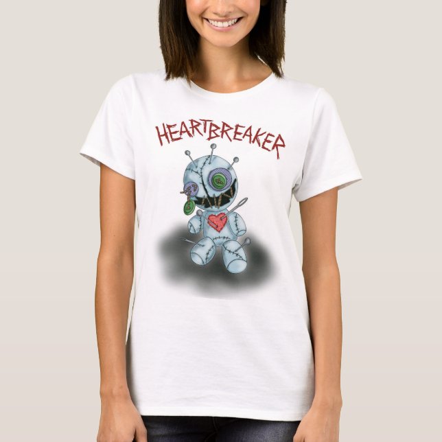 Heartbrytare Voodoo Doll T Shirt (Framsida)