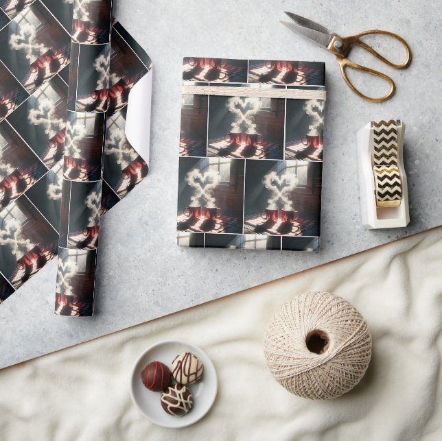 Hearter av ångkaffe presentpapper (Hantverk)