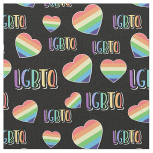 Hearter av HBT TQ Rainbow Tyg