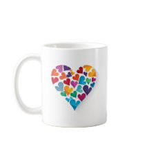 Hearter, egen text, Regnbåge Färg, Anpassade