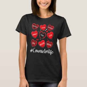 Hearter för skolrådgivare - avläsningsrådgivning t shirt