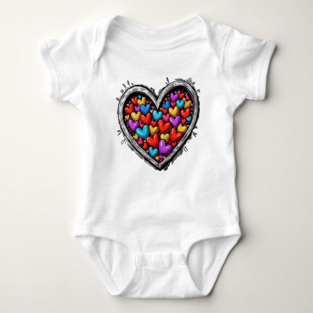 Hearter i Hearts T Shirt (Framsida)