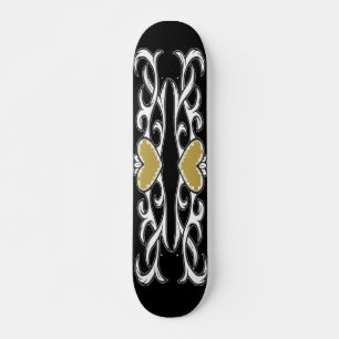 Hearter inslagna i viner Skateboard Bräda 20,5 Cm