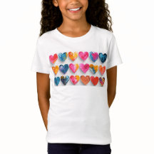 Hearter med skissörer och droppar