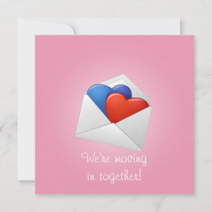 Hearter och cupider inbjudningar