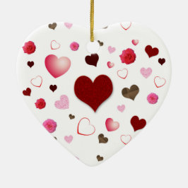 Hearter och Ro Julgransprydnad Keramik