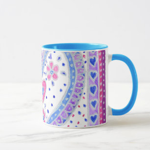 Hearter och Ro-kaffe Mugg