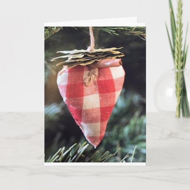 **HEARTFELT CHRISTMAS HELGDAG ÖNSKEMÅL** KORT (Framsida)