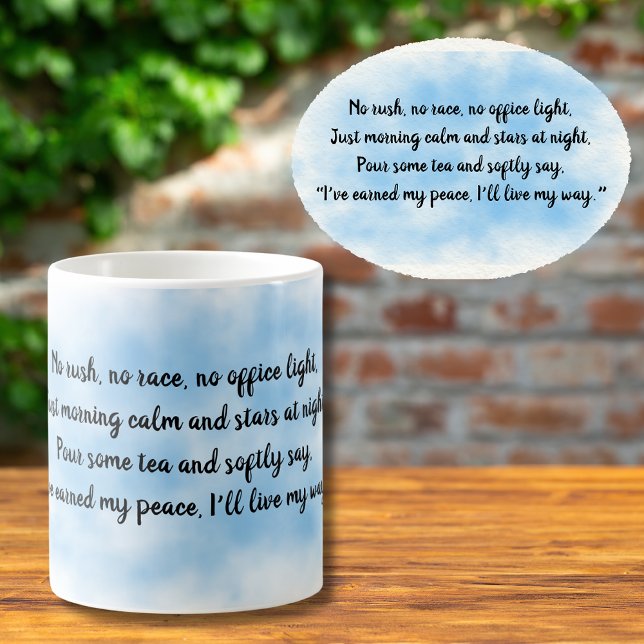 Heartfelt Elegant Quote for Retirement Kaffemugg (Skapare uppladdad)