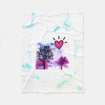 Heartfelt  Fleece Blanket
