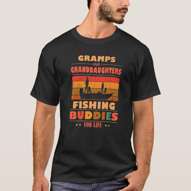Heartfelt GRAMPS Granddaughters Buddies For Life F T Shirt (Framsida)