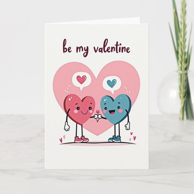 Heartfelt Love Pattern Card Kort (Framsida)