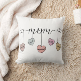 Heartfelt Mom Heart Charm: Mother's Day & Birthday Kudde