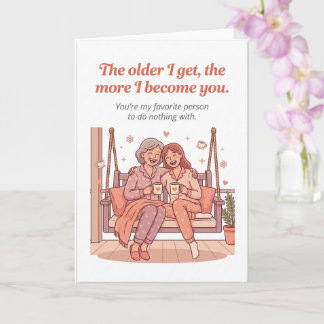Heartfelt Mother's Day Card – More I Become You Kort