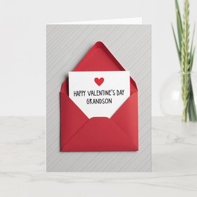 Heartfelt Red Envelope Card Kort (Framsida)