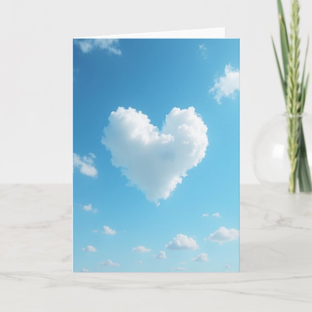 Heartfelt Sky Heart Card Kort (Framsida)
