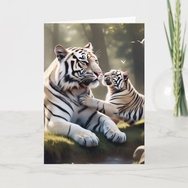 Heartfelt Tiger Moments – Greeting Card Kort (Framsida)